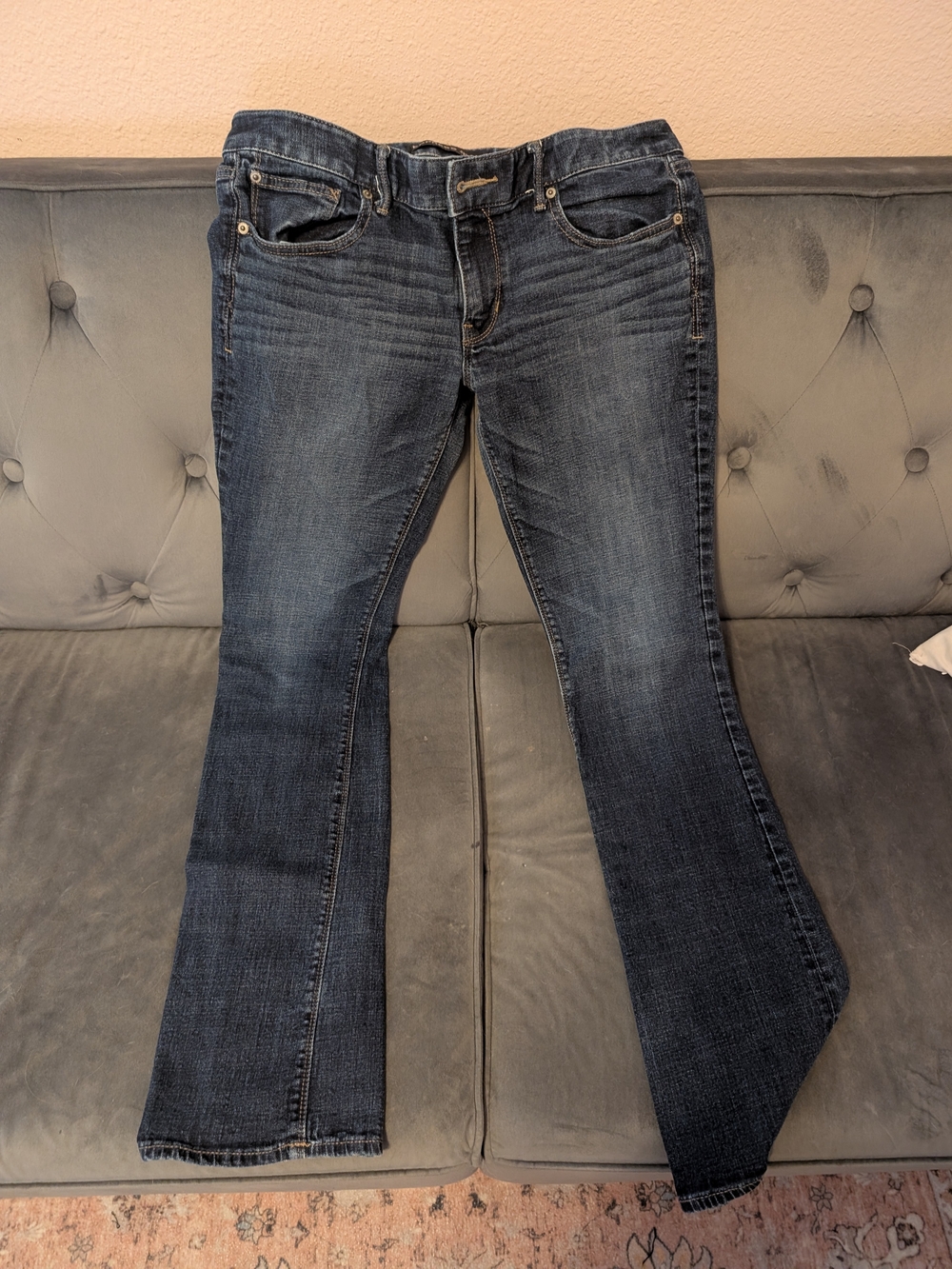 Express Women's Dark Blue Boot Cut Jeans